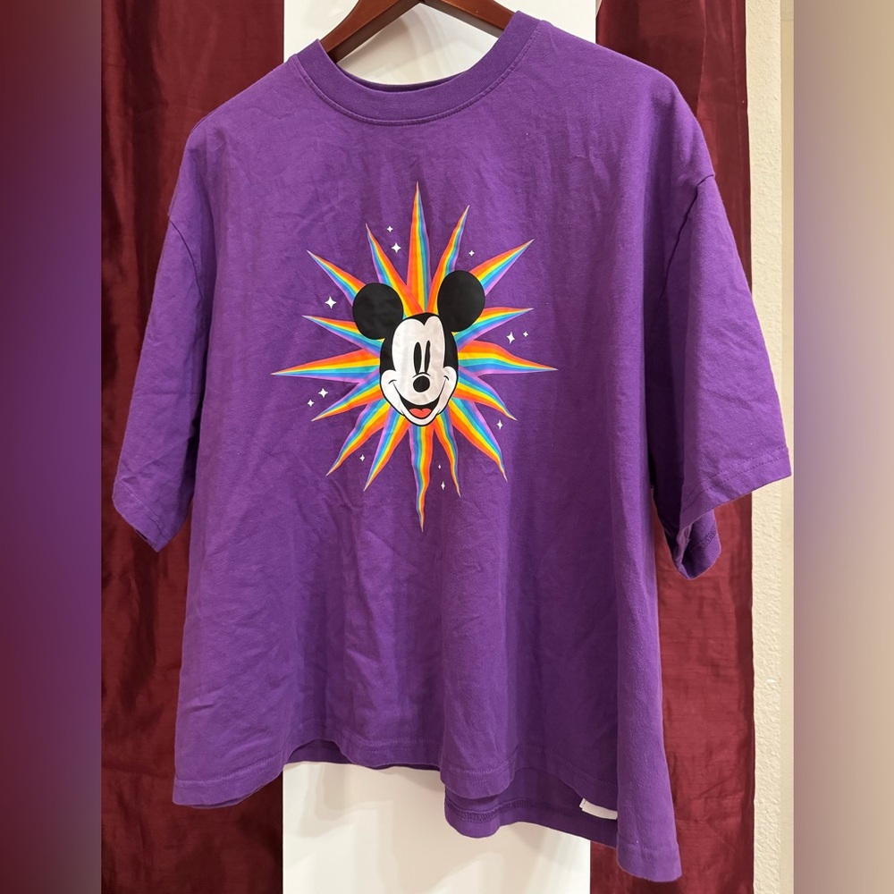 Disney Rainbow Pride Mickey Mouse T Shirt Women’s 2XL